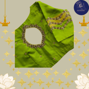 Soft Silk Blouse with Total Zardosi Work and Custom Stitching – Elegant Look