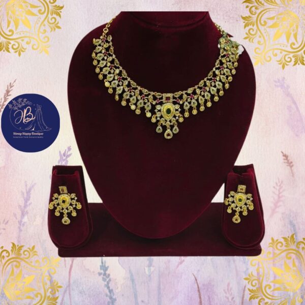 Stylish Imitation Choker Necklace Set