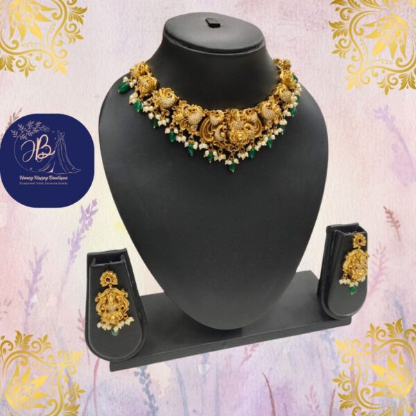 Traditional Imitation nakshi Necklace Set